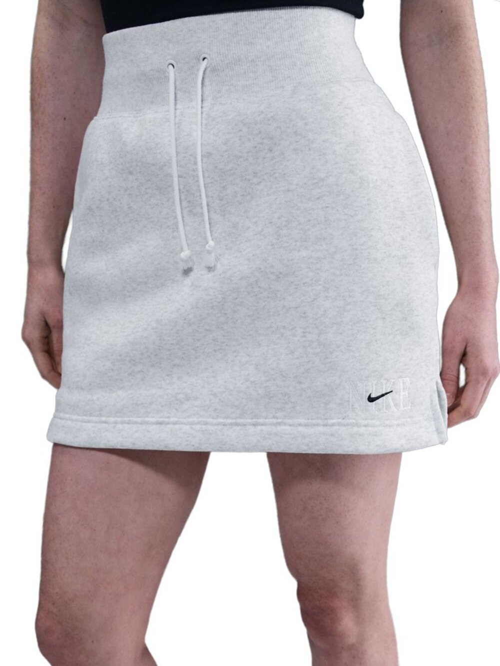 NIKE WOMENS SPORTSWEAR PHOENIX ATHLETIC SLIM FIT FLEECE SKIRT